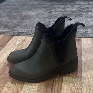 Rag & Bone Women's Rain Boots in Olive Green